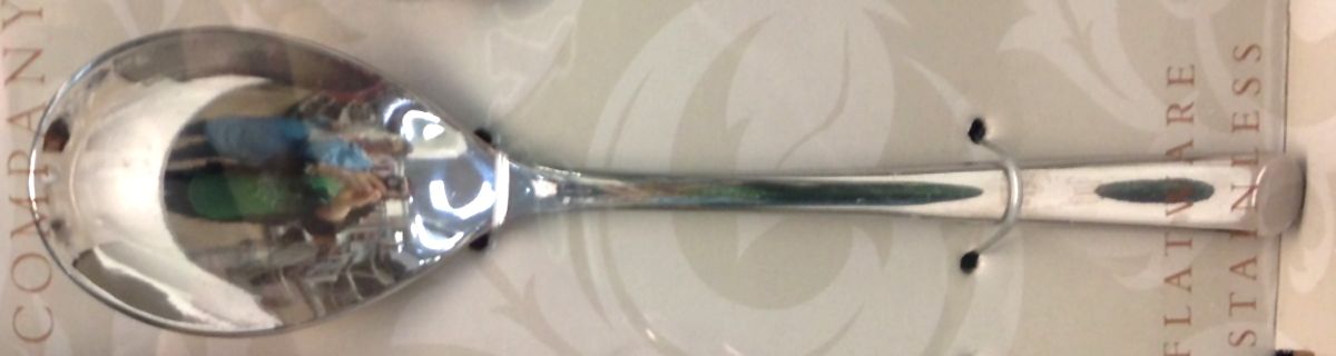 Summer Waves (Stainless) Place/Oval Soup Spoon by church hill-1
