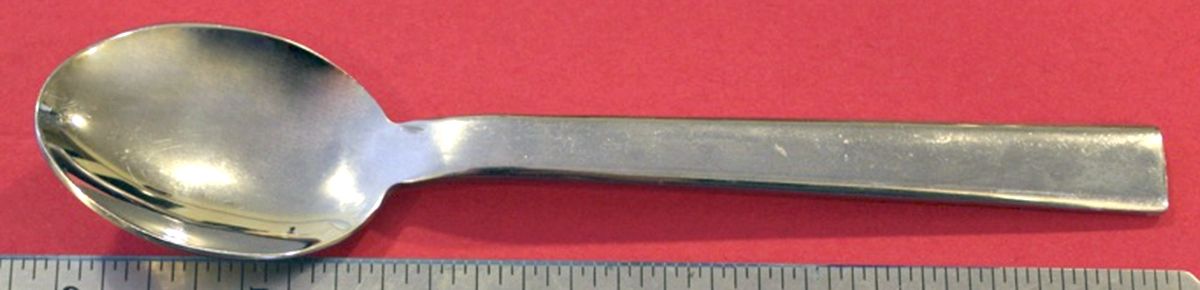 CDW15 (Stainless) Teaspoon by Calderoni Flatware-1