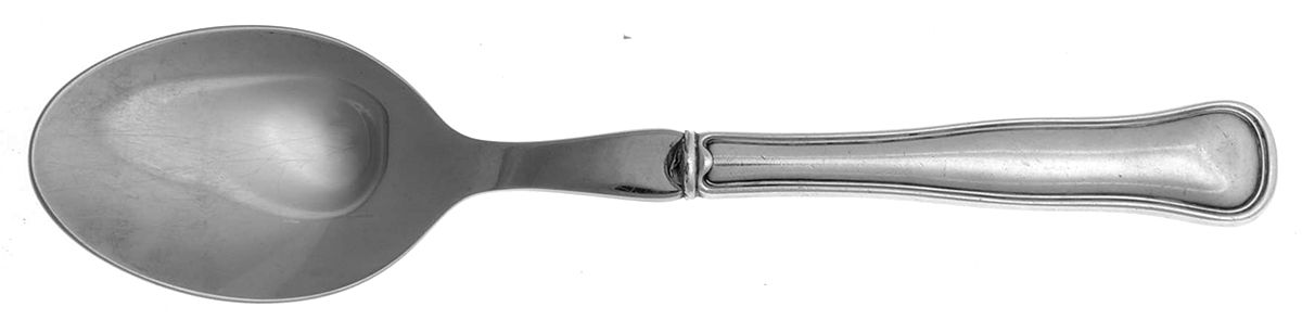 Old Danish (Silverplate) Serving Spoon with Stainless Bowl by Cohr-1