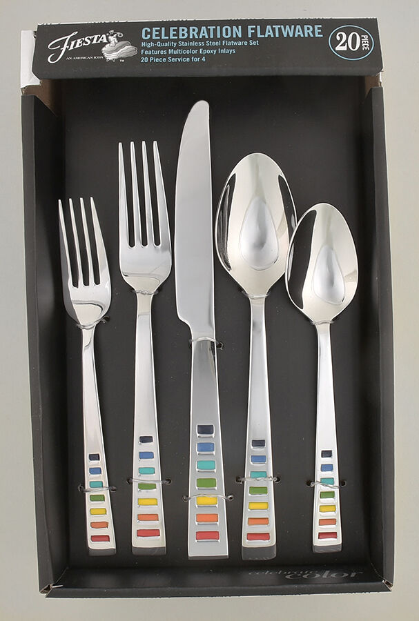 Fiesta-Celebration (Stainless) 20 Piece Set by Cambridge Silver-1