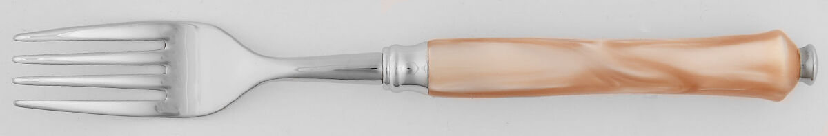 Pluton Pearly Horn (Stainless) Individual Salad Fork by Capdeco-1