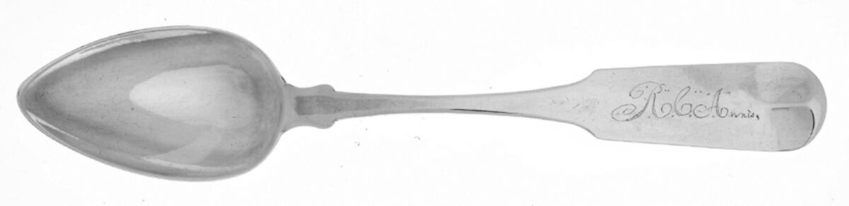 Coin Silver Flatware Place/Oval Soup Spoon by Canfield & Brother-1