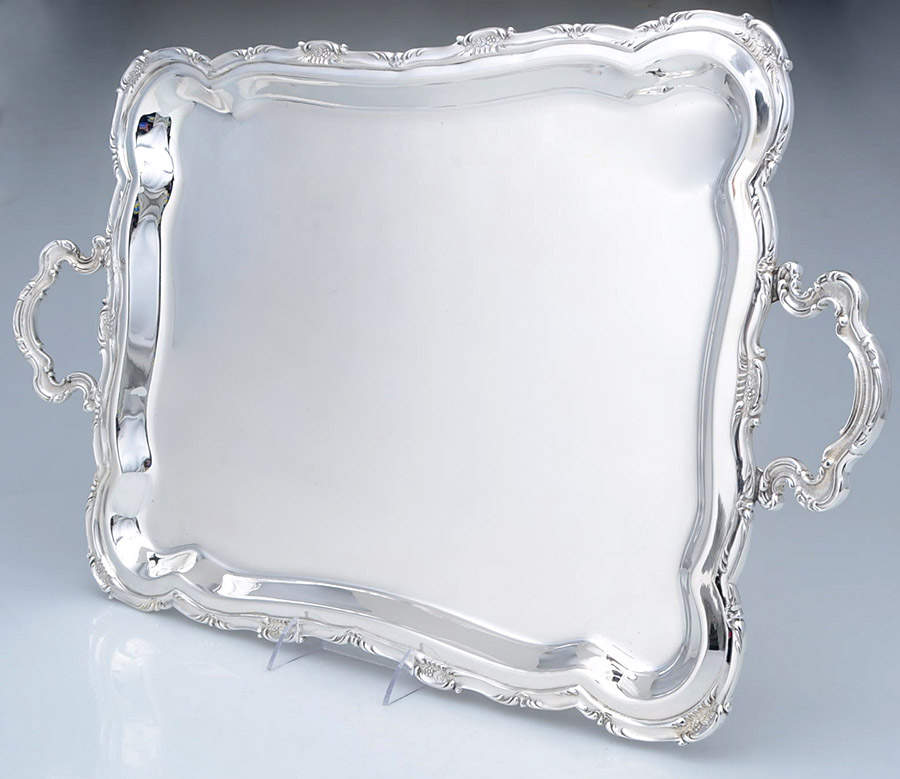 CXU1 (Sterling, Hollowware) Large Waiter Tray by Camusso (Peru)-1
