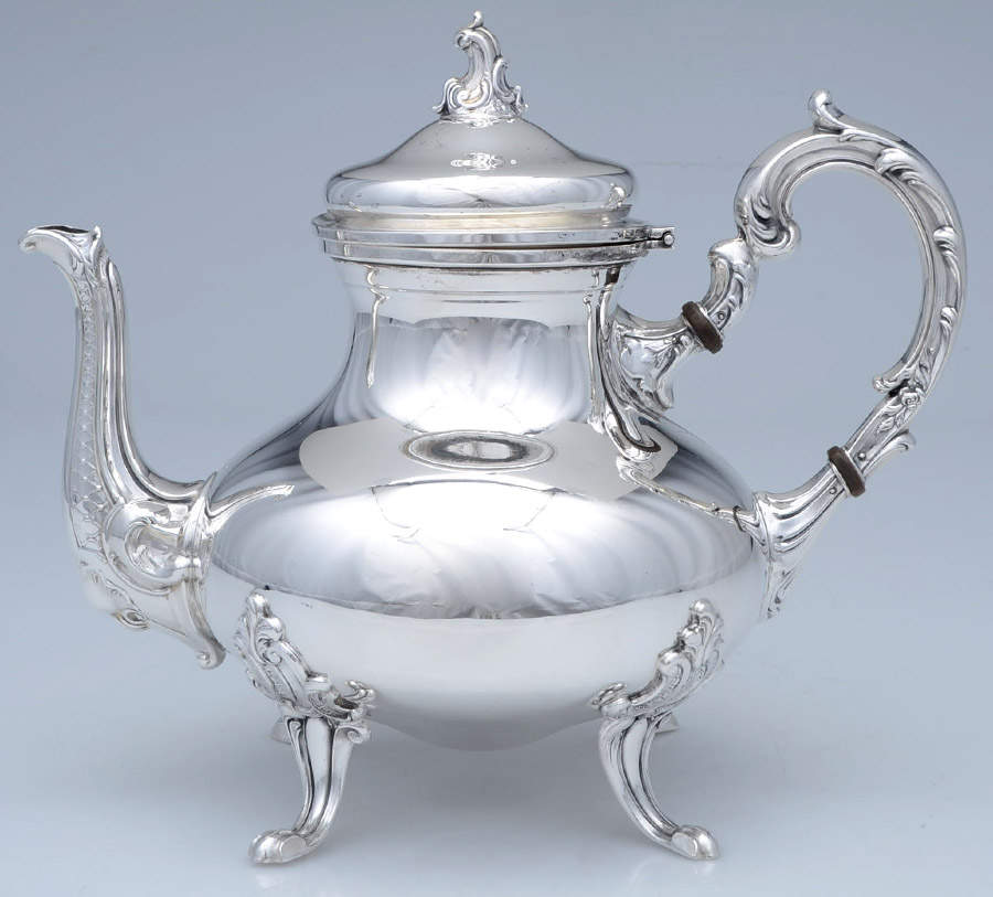 CXU1 (Sterling, Hollowware) Teapot by Camusso (Peru)-1