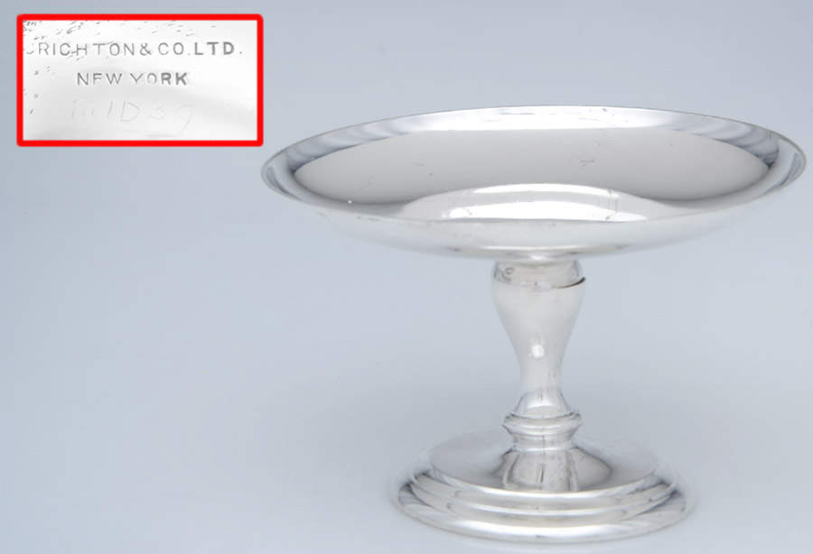 Sterling Hollowware Round Compote (Height X Width) by Crichton Bros.-1