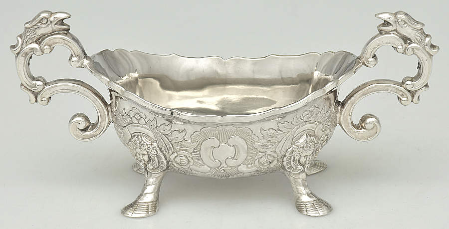 C3N1 (Silverplate, Hollowware) Mini Open Sugar Bowl by Carrington & Co-1