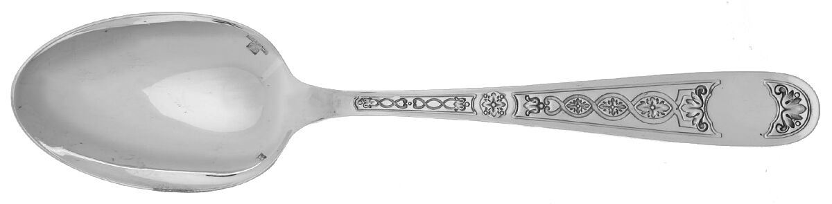 Villeroy (Silverplate) Place/Oval Soup Spoon by Christofle France-1
