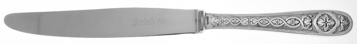 Villeroy (Silverplate) Modern Hollow Knife by Christofle France-1