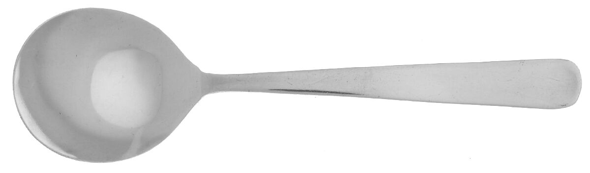 DEO3 (STAINLESS) Round Bowl Soup Spoon (Bouillon) by Delco-1