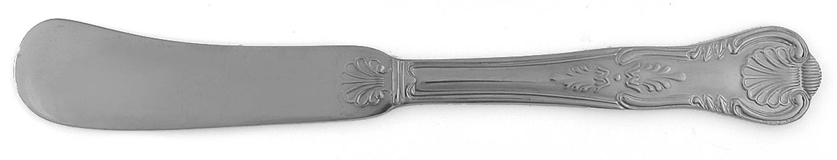 Kings (Stainless) Flat Handle Butter Spreader by Delco-1