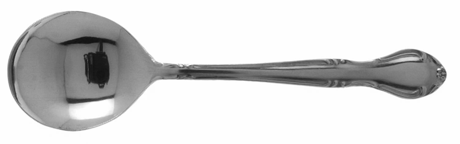 Melinda (Stainless) Round Bowl Soup Spoon (Cream Soup) by Delco-1