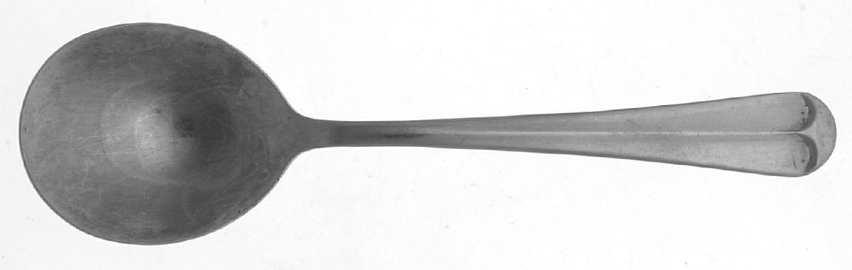 Old English (Stainless) Round Bowl Soup Spoon (Cream Soup) by Delco-1