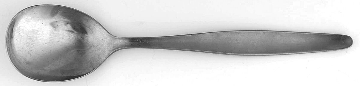 DIX4 (STAINLESS) Sugar Spoon by Dixon Steel Smith-1