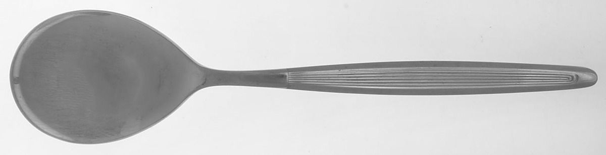 Toledo (Stainless, Ridges) Tablespoon (Serving Spoon) by Dalia-1
