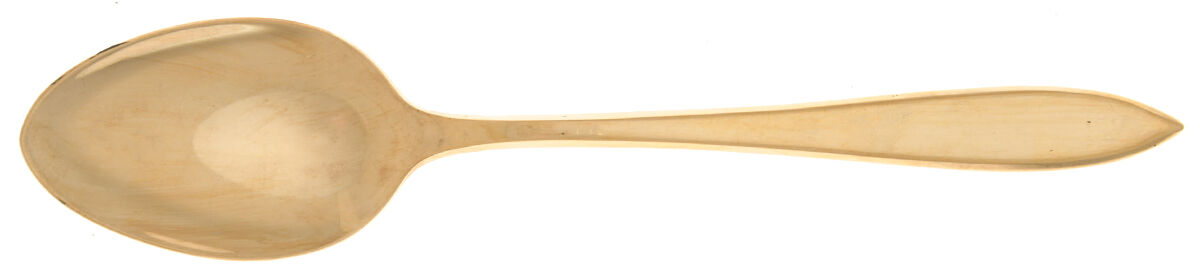 Regal (Dirilyte, Possible Clover Backstamp) Oval Place Soup Spoon by Dirilyte-Dirigold-1