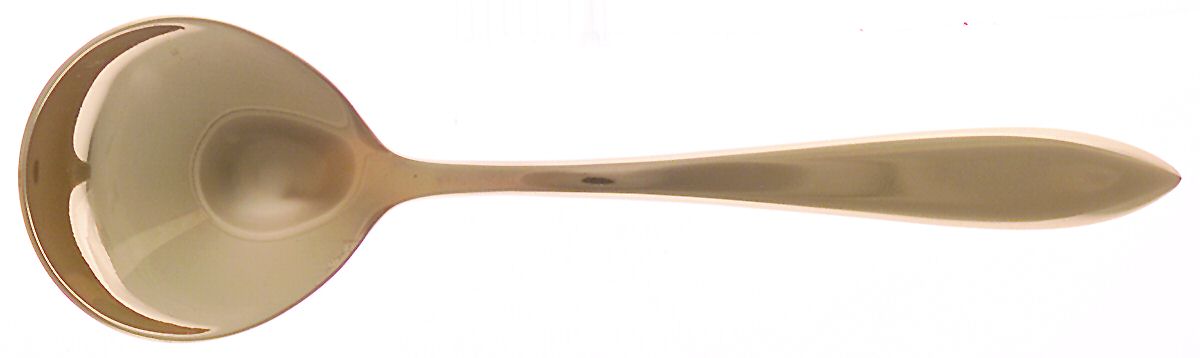Regal (Dirilyte, Possible Clover Backstamp) Round Bowl Soup Spoon (Cream Soup) by Dirilyte-Dirigold-1
