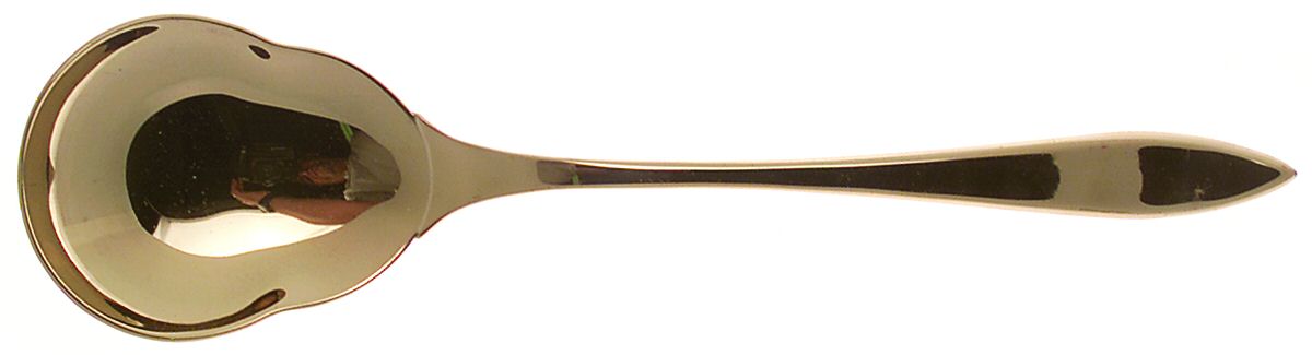 Regal (Dirilyte, Possible Clover Backstamp) Solid Smooth Casserole Spoon by Dirilyte-Dirigold-1