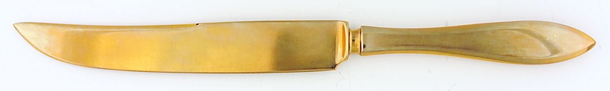 Regal (Dirilyte, Possible Clover Backstamp) Steak Knife Individual Hollow, No Serrate HC by Dirilyte-Dirigold-1