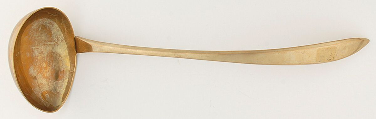 Regal (Dirilyte, Possible Clover Backstamp) Solid Soup Ladle by Dirilyte-Dirigold-1