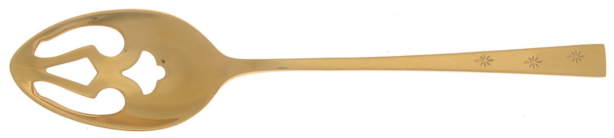 Tropical Star (Dirigold) Goldware Pierced Tablespoon (Serving Spoon) by Dirilyte-Dirigold-1