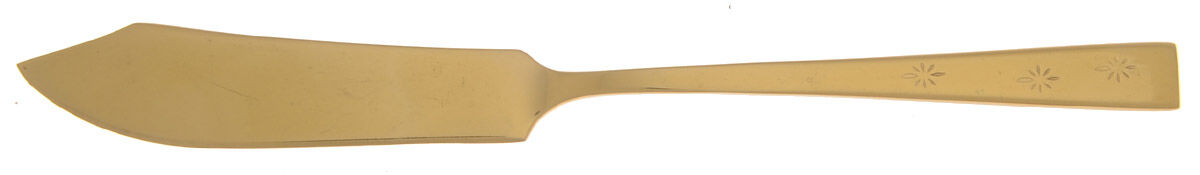 Tropical Star (Dirigold) Goldware Flat Handle Master Butter Knife by Dirilyte-Dirigold-1