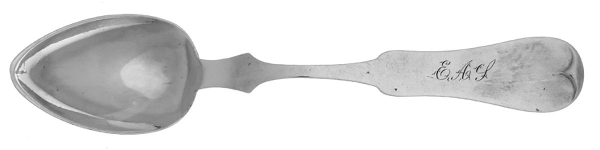 Tipped (Sterling, 1885) Teaspoon by Duhme Co-1