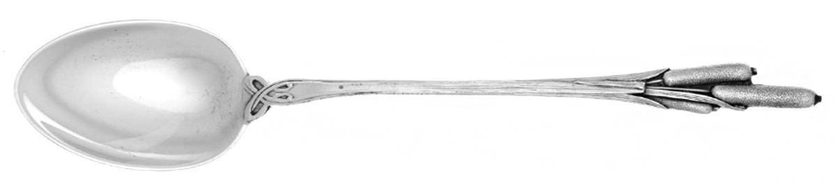 Cat Tails (Sterling, 1898) Youth Spoon by Durgin-1