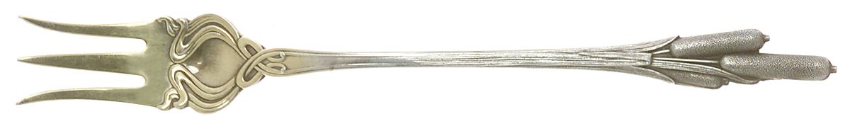 Cat Tails (Sterling, 1898) Oyster Fork by Durgin-1