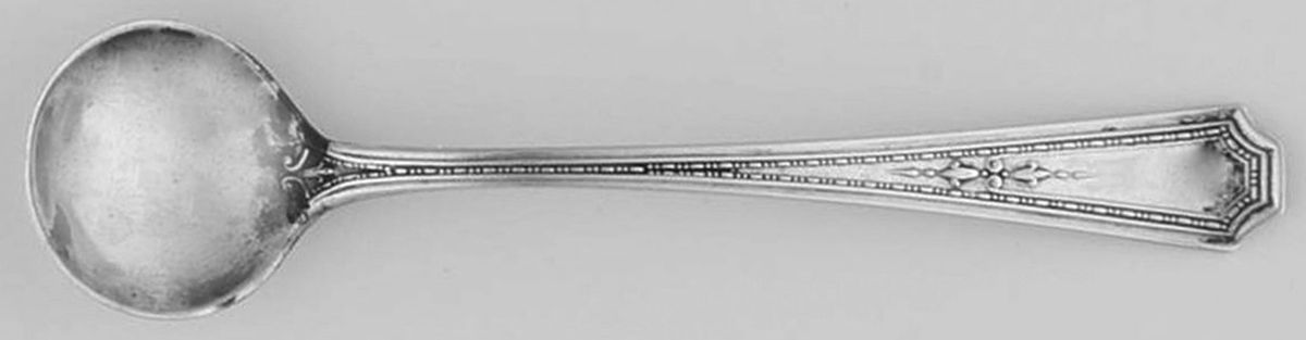 Colfax (Sterling, 1922) Individual Salt Spoon by Durgin-1