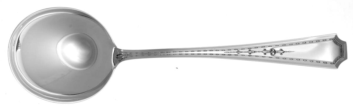 Colfax (Sterling, 1922) Round Bowl Soup Spoon (Gumbo) by Durgin-1