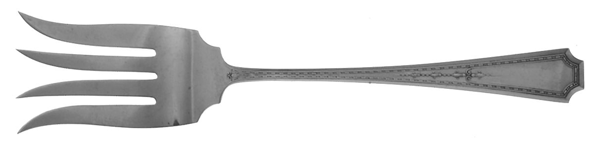 Colfax (Sterling, 1922) Solid Salad Serving Fork by Durgin-1
