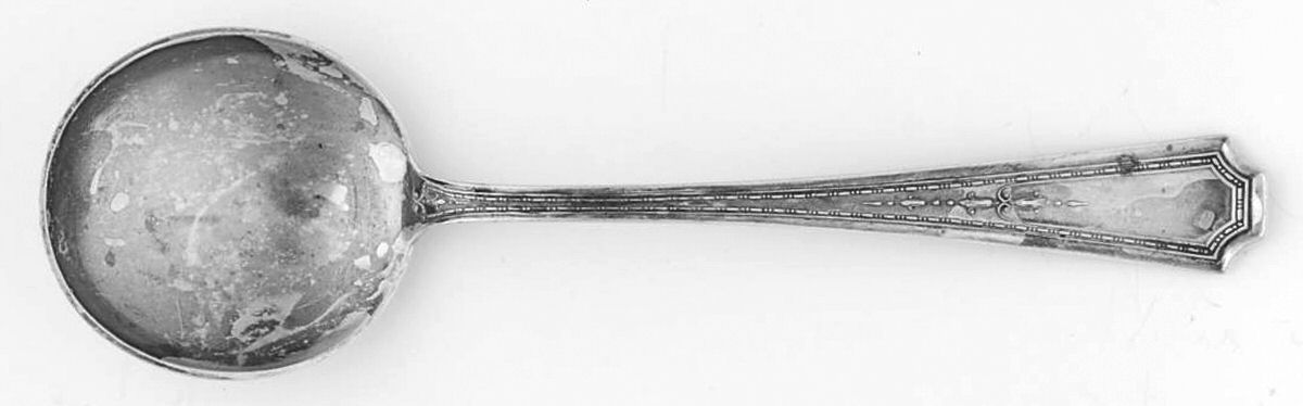 Colfax (Sterling, 1922) Round Bowl Soup Spoon (Bouillon) by Durgin-1