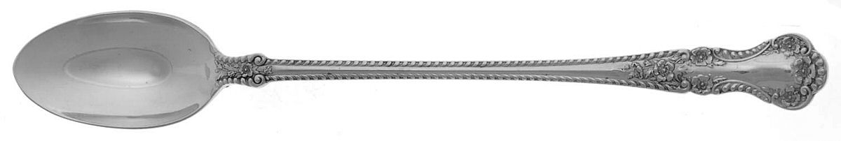 English Rose (Sterling, 1955) Iced Tea Spoon by Durgin-1