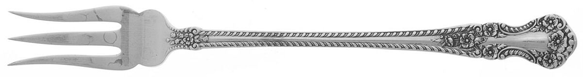English Rose (Sterling, 1955) Short Handle Pickle/Olive Fork by Durgin-1