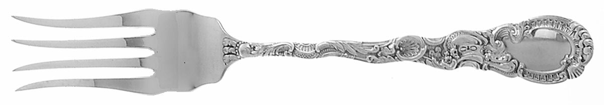 Louis XV (Sterling, 1891) Large Individual Salad Fork by Durgin-1