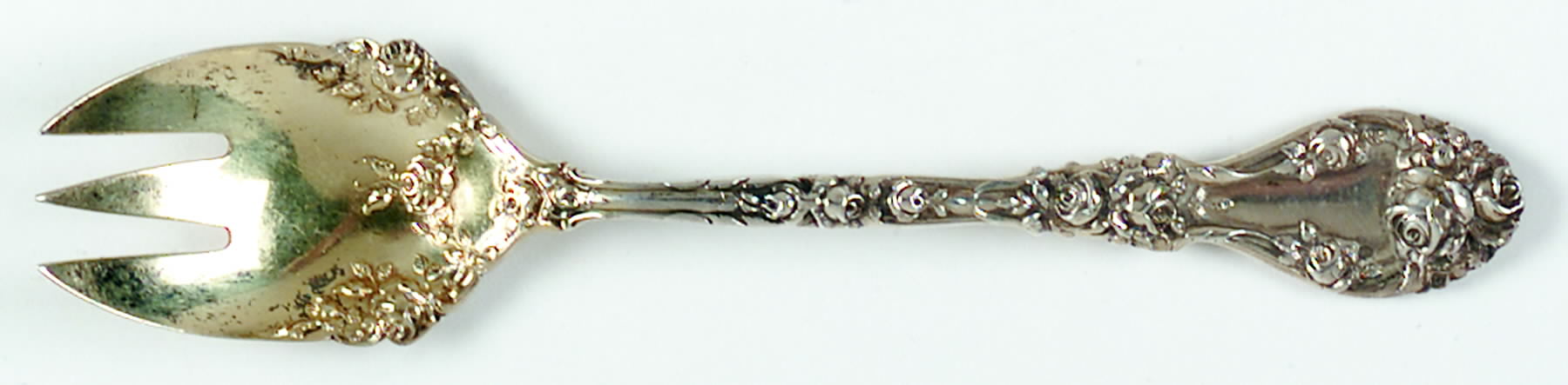 Marechal Niel (Sterling, 1896) Ice Cream Fork by Durgin-1