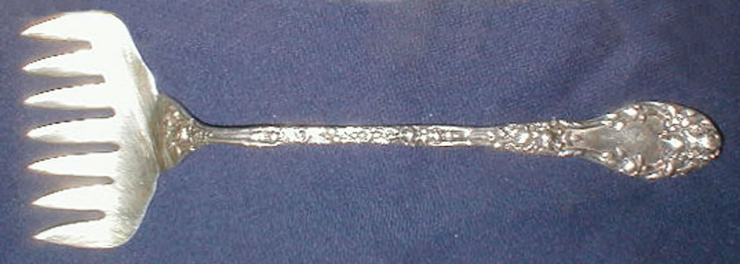 Marechal Niel (Sterling, 1896) Bacon Fork (All Solid Piece) by Durgin-1
