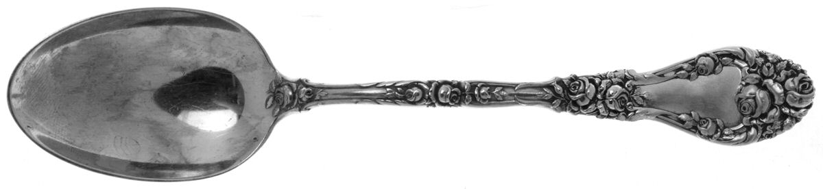 Marechal Niel (Sterling, 1896) Dessert/Oval Soup Spoon by Durgin-1