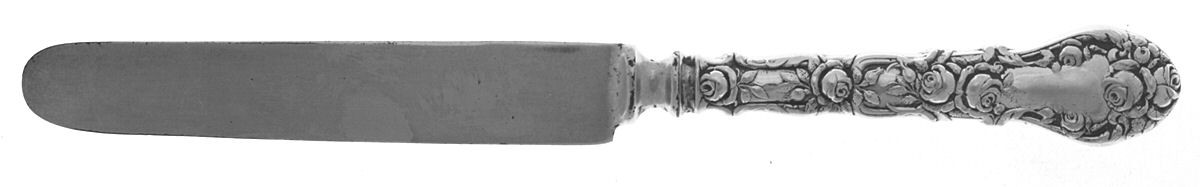Marechal Niel (Sterling, 1896) Old French Hollow Knife with Bolster by Durgin-1