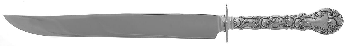 Marechal Niel (Sterling, 1896) Small Carving Knife W/Sterling Guard by Durgin-1
