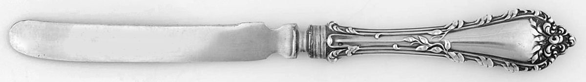 Madame Royale (Sterling, 1897) Orange Knife with Silverplate Blade by Durgin-1