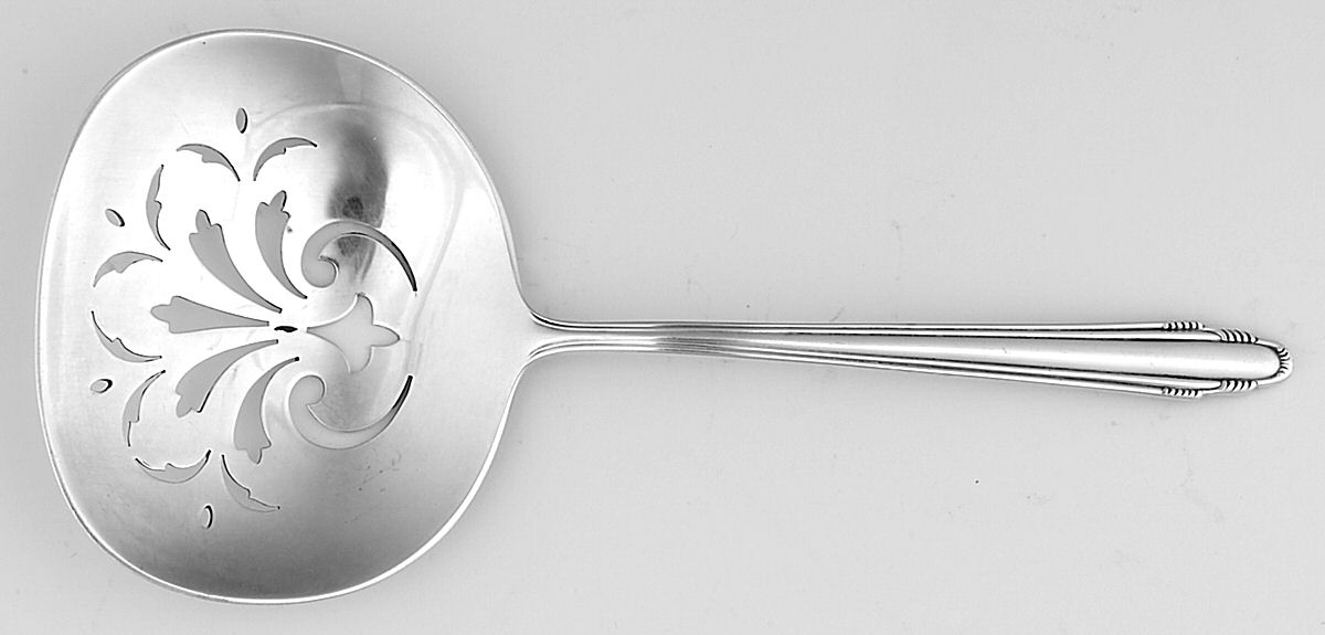 Contempora (Sterling, 1930) Solid Bon Bon Spoon by Dominick & Haff-1