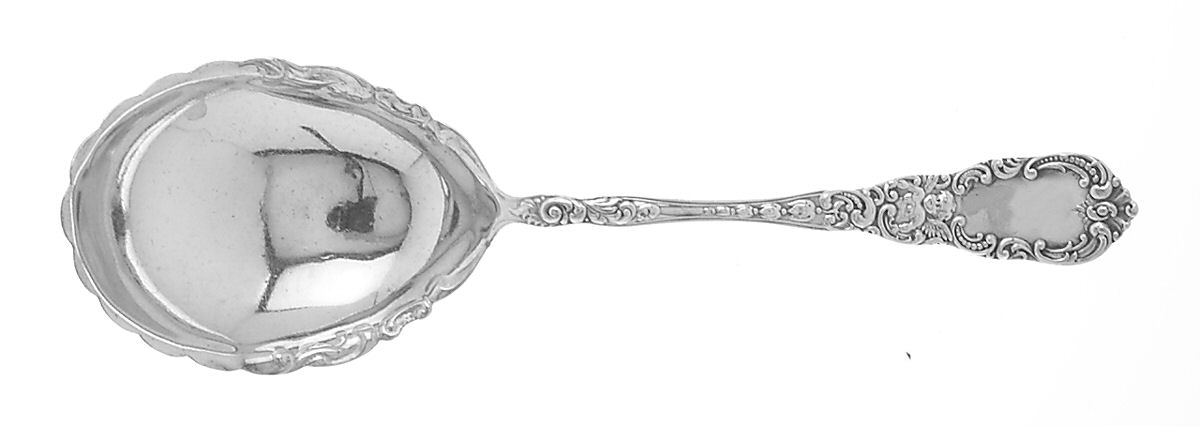 Cupid (Sterling, 1891) Solid Salad Serving Spoon by Dominick & Haff-1