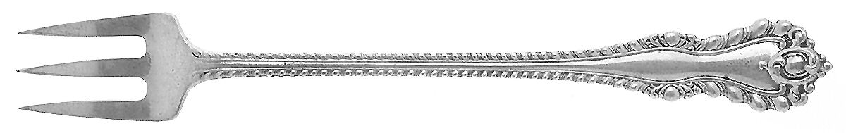 Mazarin (Sterling, 1892, No Monograms) Cocktail/Seafood Fork by Dominick & Haff-1