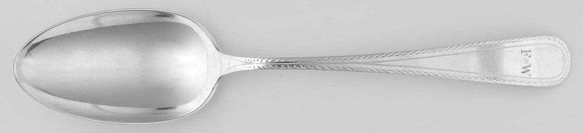 Old English Antique-#1 (Sterling) Monogram Tablespoon (Serving Spoon) by Dominick & Haff-1