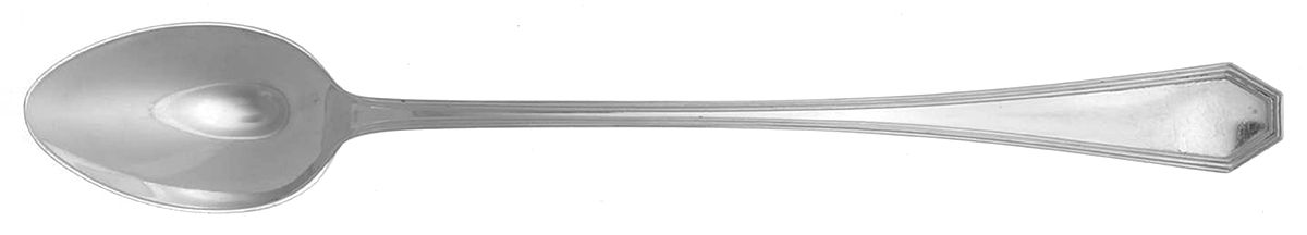 Queen Anne-Plain (Sterling, 1910) Iced Tea Spoon by Dominick & Haff-1