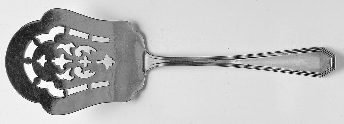 Queen Anne-Plain (Sterling, 1910) Tomato Server, Solid Piece by Dominick & Haff-1