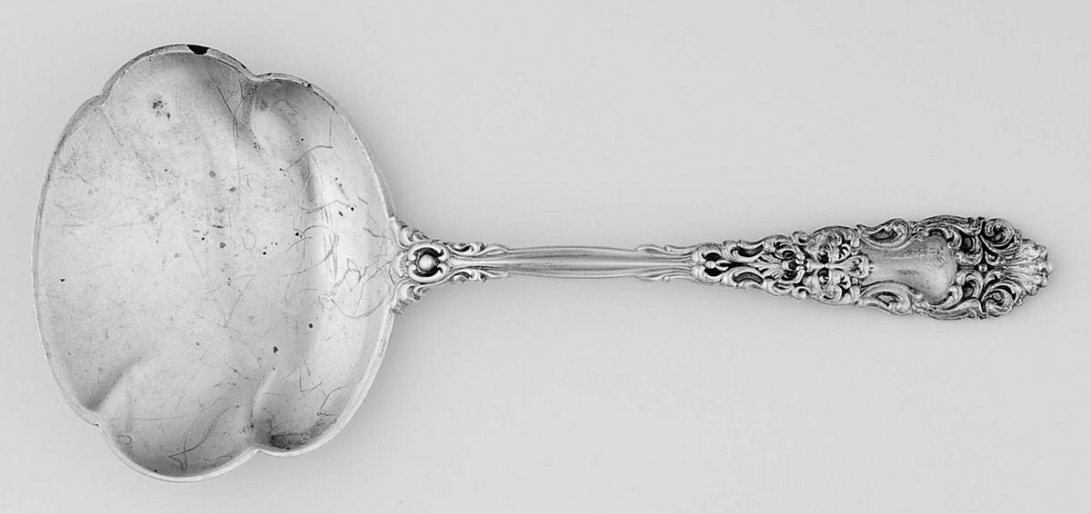 Renaissance (Sterling, 1894) Solid Bon Bon Spoon by Dominick & Haff-1