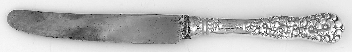 Rococo (Sterling, 1888) New French Hollow Knife by Dominick & Haff-1