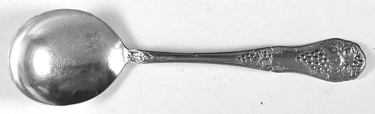 DEW1 (SILVERPLATE) Round Bowl Soup Spoon (Gumbo) by Delaware-1